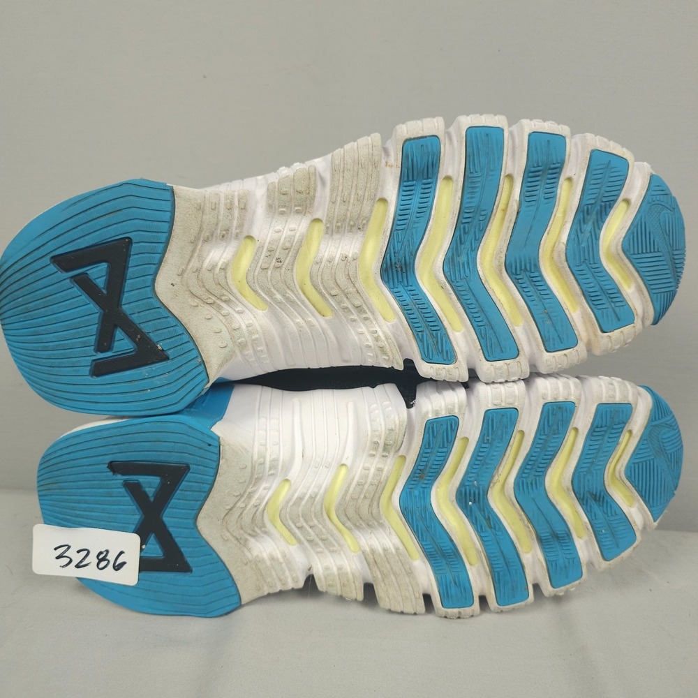Nike Free Metcon 4 Shoes Men 10.5 Anthracite Citron Tent Gray Blue Trainers - Picture 14 of 15